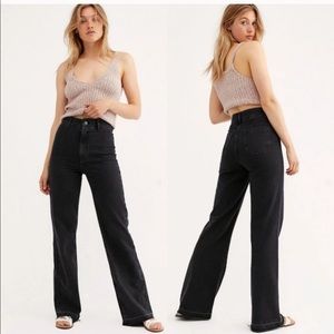 NWT Free People High Waisted Flared Jeans